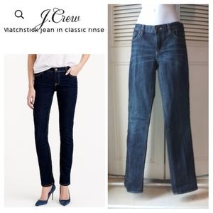 J.Crew Matchstick straight leg Jeans